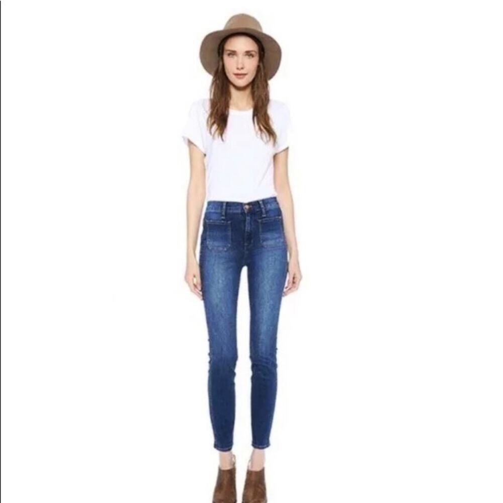 Madewell High Waisted Sailor Skinny Jeans